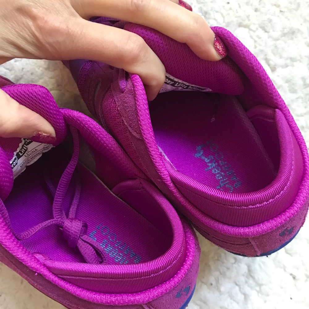Pink Women's Sneakers - Cheeks Lightweight Active Shoe Size 8 - Picture 8 of 10